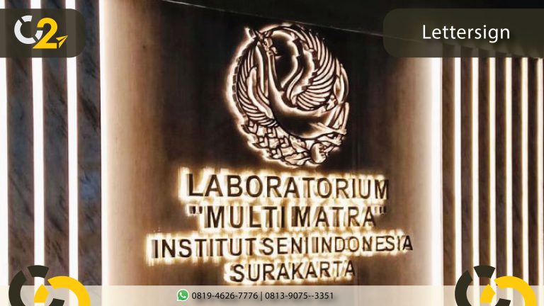 Laboratorium Institut Seni Indonesia (ISI) Surakarta Letter Sign Outdoor by Cipta Citra Advertising Semarang