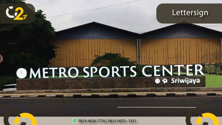 Metro Sport Center Semarang Letter Timbul Cipta Citra Advertising Semarang