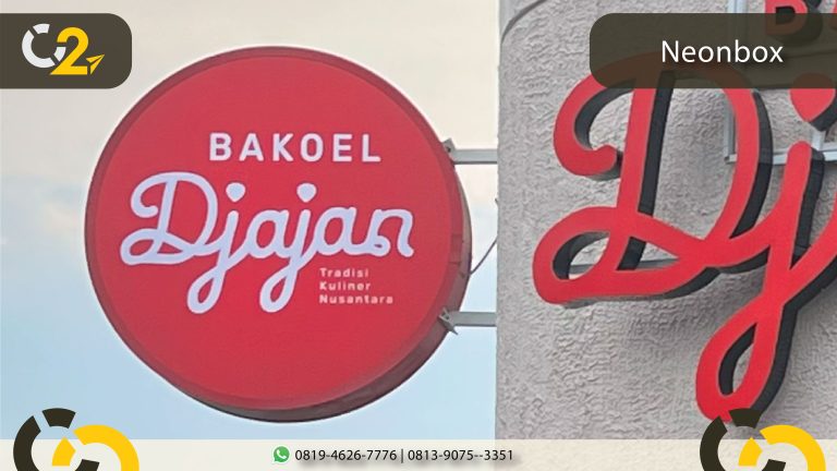 Neon Box Semarang Bakoel Djajan Cipta Citra Advertising Semarang