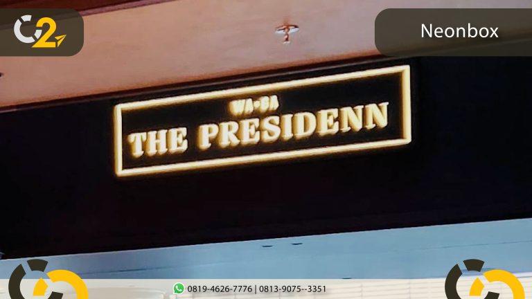 Neon Box Semarang WaGa The Presidenn Cipta Citra Advertising Semarang